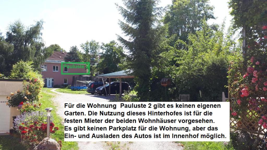 85 Qm Wohnung Pauluste Mit Terasse Und Garten Rostock Exterior foto
